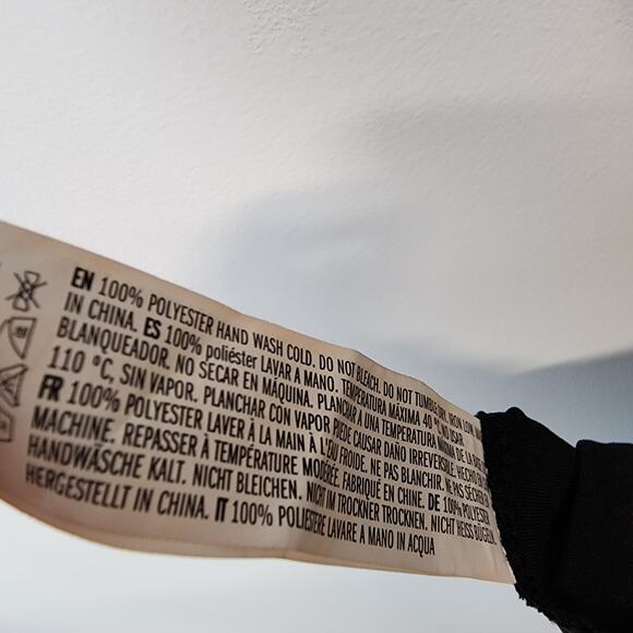 Endless Rose Satin Cowl Neck Mini Slip Dress Size XS Black Y2K Sexy Evening LBD - Picture 13 of 16